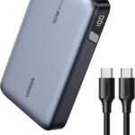UGREEN 100W Nexode Power Bank 20000mAh Battery Pack USB C 3-Port PD3.0 Portable Charger Digital Display Laptop Powerbank for MacBook Pro, Dell XPS, iPhone 17 Pro Max, Galaxy S26 Ultra (60W), Pixel 10