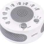 Sleep White Noise Machine, 9 Soothing Natural Sounds Therapy for Insomnia, Sleeping Trouble, Seniors, Office Break etc.Rest Easily with Timer Options, USB or Battery Powered-White