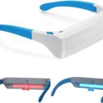 Red Light Therapy Glasses for Eye Health and Vision Improvement, Wearable Blue Light Therapy Glasses - Natural Good for Sleep, Seasonal Mood Disorders & Jet Lag