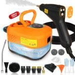 15-IN-1 Handheld Steam Cleaner【2800W Powerful Motor】【6 Level Pressure Steam - 4 BAR High Pressure】with Handle Control Button Cleaner for Home, Car, Kitchen - Orange15-IN-1 Handheld Steam Cleaner【2800W Powerful Motor】【6 Level Pressure Steam - 4 BAR High Pressure】with Handle Control Button Cleaner for Home, Car, Kitchen - Orange