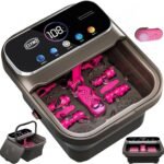 Foot Spa Bath Massager,Foot Soak with Heat, Electric Foot Massager for Deep Foot Massage, Relaxation, Pain Relief & Home Spa Use, Foot Massager For Circulation, Pedicure