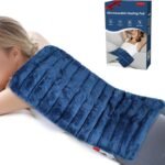 Comfytemp Extra Large 60x30cm Microwavable Heating Pad for Back Soothing, Ideal Presents for Father and Men, Reusable Moist Heating Pad for Neck Shoulder