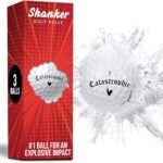 Shanker Golf Prank Balls - Shatter on Impact - Funny Joke for Golfers (Sleeve of 3, Novelty)