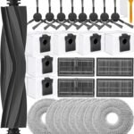 YBVABE 29Pack Accessories for Dreame L10s Pro Ultra Heat/ L10s Ultra Gen 2/ L30 Ultra S Vacuum【NOT for L10s Ultra/Complete】 Parts– with Mop Pads,HEPA Filters, Dust Bags, Side Brushes, Rubber Brushes