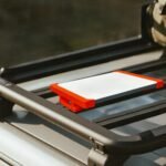 vovlejk Starlink Mini Roof Rack Mount Bracket, Screw-On Car Roof Mount for Off-Road Vehicles, Durable UV-Resistant ASA, Black & Orange