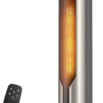 2000W Space Heater for Indoor Use, 60cm Height Portable Fan Heater, 70° Oscillating Tower Space Heater with Remote, 4 Modes, 12H Timer, Overheating & Tip-Over Protection, Electric Heater for Home