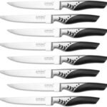 German High Carbon Stainless Steel Steak Knives, Premium 8-Piece Steak Knife Set