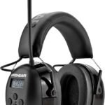 PROHEAR 033 Bluetooth AM/FM Radio Headphones with 2000mAh Rechargeable Battery, 25dB NRR Noise Reduction Safety Earmuffs