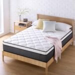 Zinus Queen Mattress Support 30cm iCoil Pocket Spring Eurotop, Comfort Quilting Foam, Medium Feel Bed Mattresses