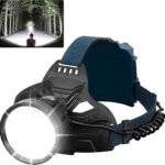 LED Rechargeable Headlamps for Adults, 990000 Lumen Super Bright Headlamp Flashlight 90°Adjustable 4 Mode IPX5 Waterproof USB Rechargeable Head Lamp for Camping Running Hunting Cycling Climbing Hiking