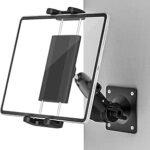 Tablet Wall Mount Holder, 360° Adjustable Wall Mount iPad Holder for Kitchen, Aluminum Tablet Wall Holder for iPad Pro Air Mini, iPhone, Galaxy Tabs, 4-12.9" Cell Phones & Tablets