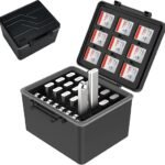 JJC USB Flash Drive Memroy Stick U Disk Case Holder Bag Storage Protective, Thumb Drive Organizer for 26 USB A/USB C Jump Drive, 9 SD SDXC SDHC & 18 Micro SD TF Card Case Holder
