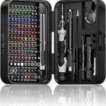Precision Screwdriver Set, 132in1 Magnetic Bits Screw Kit, Laptop Screw Drive Repair Screwdriver Tool for Computer, Phone, Tablet, Camera, PC, Watch