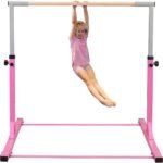 Gymnastic Bar Kids Horizontal Bar Gymnast High Bars Home Gym Equipment Beech Wood