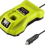 Rapid Auto Charger Replacement for Ryobi One+ 12V 14.4V 18V Lithium-Ion/NiCad/NiMh Battery, Car Vehicle Charger for Ryobi P102 P108 P189 P197 P103 P105 P107 P190 P191 PBP002 PBP005