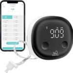 Fitdays Smart Body Tape Measure | Bluetooth Body Fat BMI Tool with LED HD Display & Auto-Retract | Fitness & Weight Loss Tracker for Waist/HIPS/Arms | Type-C Rechargeable | Fitdays App Sync (Black)