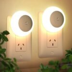 2 Pack Plug in Night Lights, Yakiter,Night Lights Plug into Wall, Dusk to Dawn Sensor Warm White Led Night Light 0.5W, Nightlight for Adults, Bedroom, Bathroom, Hallway, Kitchen AU Plug