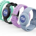 4 Packs Princess Cruise Medallion Holder, Breathable Soft Silicone Wristband for Carnival Ocean Medallion for Women Men Girls Kids Children (Black, Blue, Green, Purple)