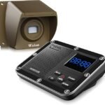 Wireless Driveway Alarm 1800 Feet Long Range Motion Sensor Alert System Driveway Detector for Home with 1800mAh Rechargeable Battery (1&1-Brown)