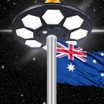 Solar Flag Pole Light Top Mount, 160 LED 1800 Lumen Solar Powered Flagpole Light, Up to 15H Illumination, Outdoor IP65 Waterproof, Auto On/Off, Fits 15–30 Ft Poles, Onyx