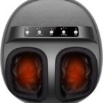 Nekteck Foot Massager Machine with Heat, Shiatsu Deep Kneading with Muti-Settings, Handle Design, Delivers Relief for Tired Muscles and Plantar Fasciitis, Relax for Home and Office, Fits up to Size 12