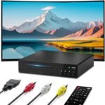 DVD Player for TV, SHIWAKOTO Multi Region Free DVD Players with HDMI, RCA/AV Output, USB Port, Remote Control