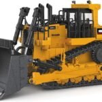 fisca 1/50 Diecast Bulldozer Model Metal Construction Vehicle Toy