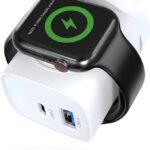 TOPADRE for Apple Watch Charger with 20W USB C Charger, 3 in 1 PD Fast Charging Wall iPhone Charger for iWatch Charger Ultra/10/9/8/7/6/SE, iPhone 16/15/15/14 Pro Max, iPad Pro/Air, White