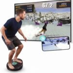 GoBalance Board - App-Enabled Balance Board. Smart Bluetooth Sensor, 12 FREE Interactive Games - Fun, Balance Training and Home Gym Workout! Boost Coordination & Strength for Teens and Adults