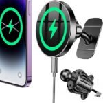 Coolpow for Magsafe Car Mount Charger【100% Stable】15W Magsafe Car Charger,Magnetic Wireless Car Charger,2025 Ultra Magnetic Phone Holder Car Mount Vent/Dashboard for iPhone 17 16 15 14 13 Pro Max Plus