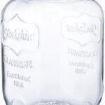 8L X-Large Glass Jar with Wide Mouth – Canning & Kitchen Storage Container – Stainless Steel Screw Lid – Multipurpose for Cookies, Candy, Penny, Snacks & More