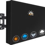 Zettum Outdoor TV Cover 43 Inch - 600D TV Cover Weatherproof & Waterproof for 40 to 43 Inch Outdoor TV, Heavy Duty TV Enclosure Protector for Outside Flat Screen TV (Size: 40"L x 6"D x 26"H)