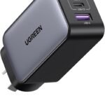UGREEN USB C Charger 65W Nexode 3 Ports PPS GaN II Fast Charger Block, PD Compact Power Adapter for MacBook Pro, Dell XPS, iPhone 17 Pro Max/16/15, Pixel, Galaxy S26 Ultra 45W Super Fast Charging 2.0