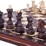 Beautiful Handcrafted Wooden Chess Set with Wooden Board and Handcrafted Chess Pieces - Gift idea Products
