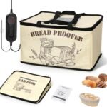 Dough Bread Proofing Box, Handbanary Dough Proofer with NTC Sensor Temperature & Timer Controller, Foldable Zippered Bread Proofer for Dough, Yogurt, Rice Wine Fermentation