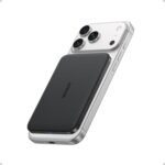 Anker Nano Power Bank, Ultra-Slim 5,000mAh Magnetic Battery Pack, Qi2 Certified 15W Max Ultra-Fast MagSafe-Compatible Portable Charger, Ergonomic Design, for iPhone 17/16/15/14/13 Series Only (Black)