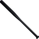 Baseball Bat Steel 32 in Black with Carry Bag