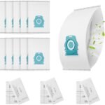 HyClean Air TU/CO Vacuum Cleaner Bags for Miele Guard L1 S1 M1 Series, 10 Bags, 3 AirClean Exhaust Filters, 3 Motor Protection Filters