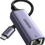 UGREEN USB C to Ethernet Adapter, 1000Mbps Type C RJ45 Network Adaptor | Ethernet to USB C Thunderbolt 3 Converter for iPhone 17/16/15/Plus/Pro Max, Galaxy S26, PC, MacBook Air, iPad