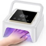Cordless UV Nail Lamp 108W, Professional LED Nail Lamp with 36 Beads & Touch Display, Rechargeable UV Light for Gel Nails Built-in 4-Timer Modes & Auto Sensor, Fast Curing Nail Dryer for Salon & Home