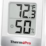 TempPro TP49 Digital Hygrometer Indoor Thermometer Humidity Meter Room Thermometer with Temperature and Humidity Monitor Mini Hygrometer Outdoor Thermometer (Previously ThermoPro)