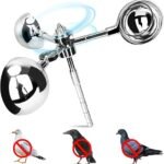 Bird Deterrents for Outside, Bird Scarer Triangle Reflector, Bird Repellent Outdoor Spinning Device Keep Seagull Pigeon Woodpeckers and Other Birds Away