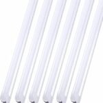 90cm LED Shop Light Fixture, 28W 6500K 3000LM LED Tube Light, T8 V-Shaped LED Bulb Light, Linkable Shop Light, LED Garage Light with Built-in ON/Off Switch, Plug and Play, Frosted Cover,6Pack