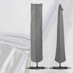 Reyoung Umbrella Cover Cantilever Heavy Duty Waterproof Parasol Cover Outdoor Patio Umbrella Cover 600D Fabric (260x50x75cm) (Umbrella)