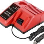 Car Charger for Milwaukee M18 18V & M12 12V Battery Charger, Multi Voltage Vehicle Charger for Milwaukee 18V-12V Battery