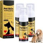 3Pcs Spray for Dogs,Pet Skin Soothing Spray,Helps Alleviate Allergies Dry Itchy Skin, Itch Relief Sprays and Hot Spot Treatment,Soothing Solution for Itchy,Suitable for All Types of Dogs Cat