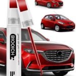 Velocity Red 27A Touch Up Paint Pen for Mazda Exact Color Match Car Chip and Scratch Repair for Mazda Cherokee Wrangler Compass Grand Cherokee Commander Liberty