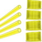 4 Size Gas Fuel Line Hose Tubing 1.2M Each for Small Engine Chainsaw Lawn Mower String Trimmer Weed Eater Blower Model Parts I.D x O.D 2x3.5mm 2.5x5mm 3x5mm 3x6mm