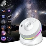 Galaxy Projector, 4K HD Planetarium Star Projector with 13 Film Discs, 360°Rotatable Realistic Nebula Projector Night Light Projector with Timer & Dynamic Meteor for Bedroom Decor