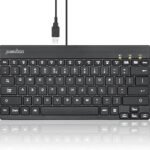 Perixx PERIBOARD-326 Wired Mini Backlit USB Keyboard with Low Profile Keys, US English Layout
